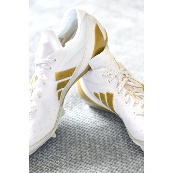 New! Size: 7 Men | ADIDAS Adizero Electric+ White/Gold IE3287 Football/Soccer - Picture 8 of 16